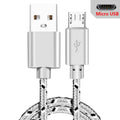 Micro USB Cable 1m Data Sync Charger Xiaomi Samsung Huawei Android Zpaxo White For Micro 1m