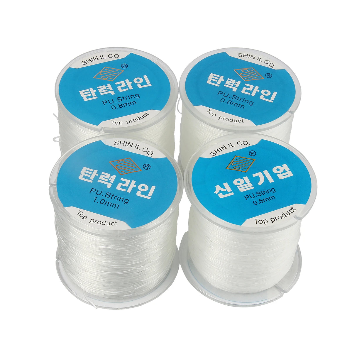 Transparent Elastic Crystal Beading Cord 0.5–1mm | DIY Jewelry