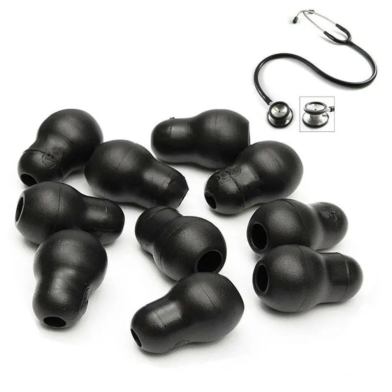 Lot Soft Silicone Black Gray Ear Tips Replacement Earplug Earpieces Zpaxo