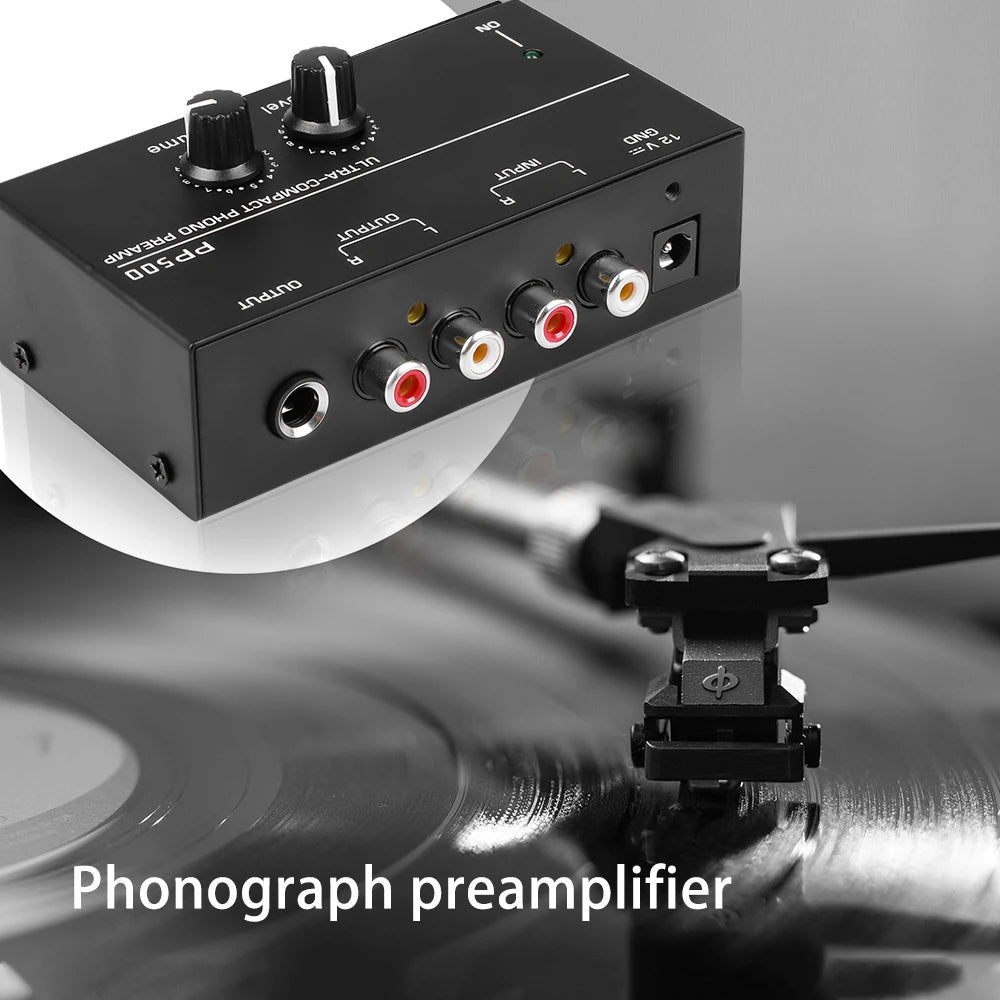 Phono Preamp Pre Amp Preamplifier Level Volume Control RCA Input Zpaxo