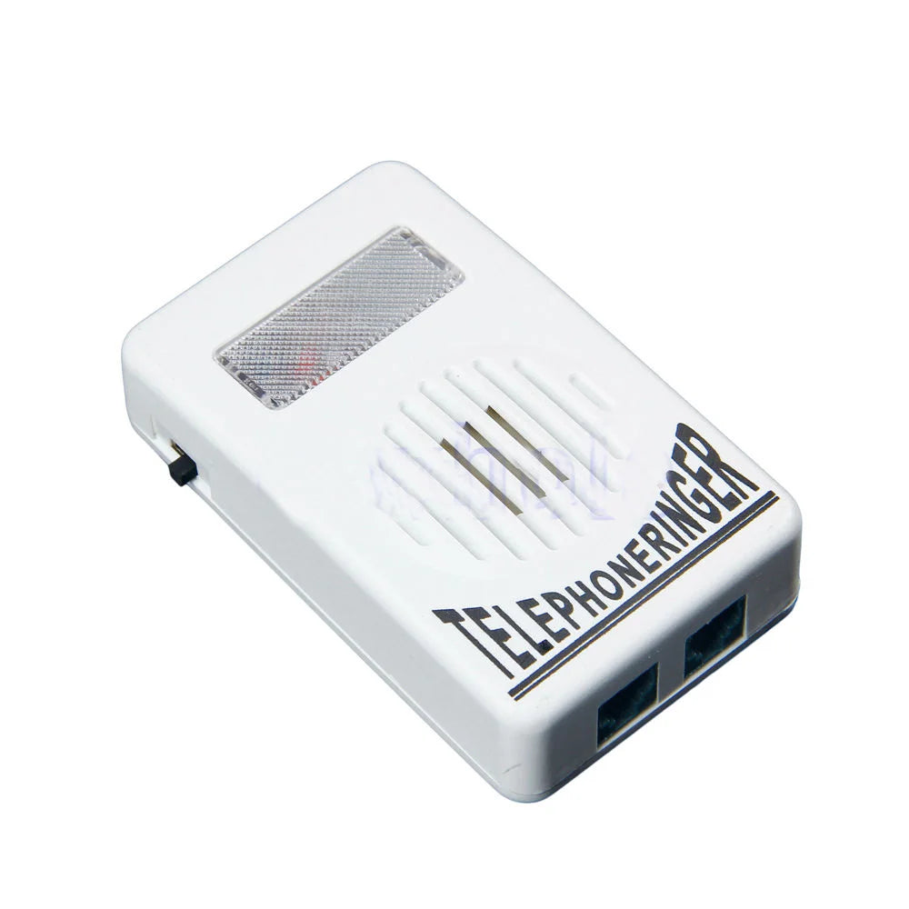 Extra-loud Ringer Sound Telephone Phone Amplifier Strobe Light Zpaxo