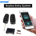 Universal Car Alarm Systems Auto Remote Central Door Lock Keyless APP Zpaxo Default Title