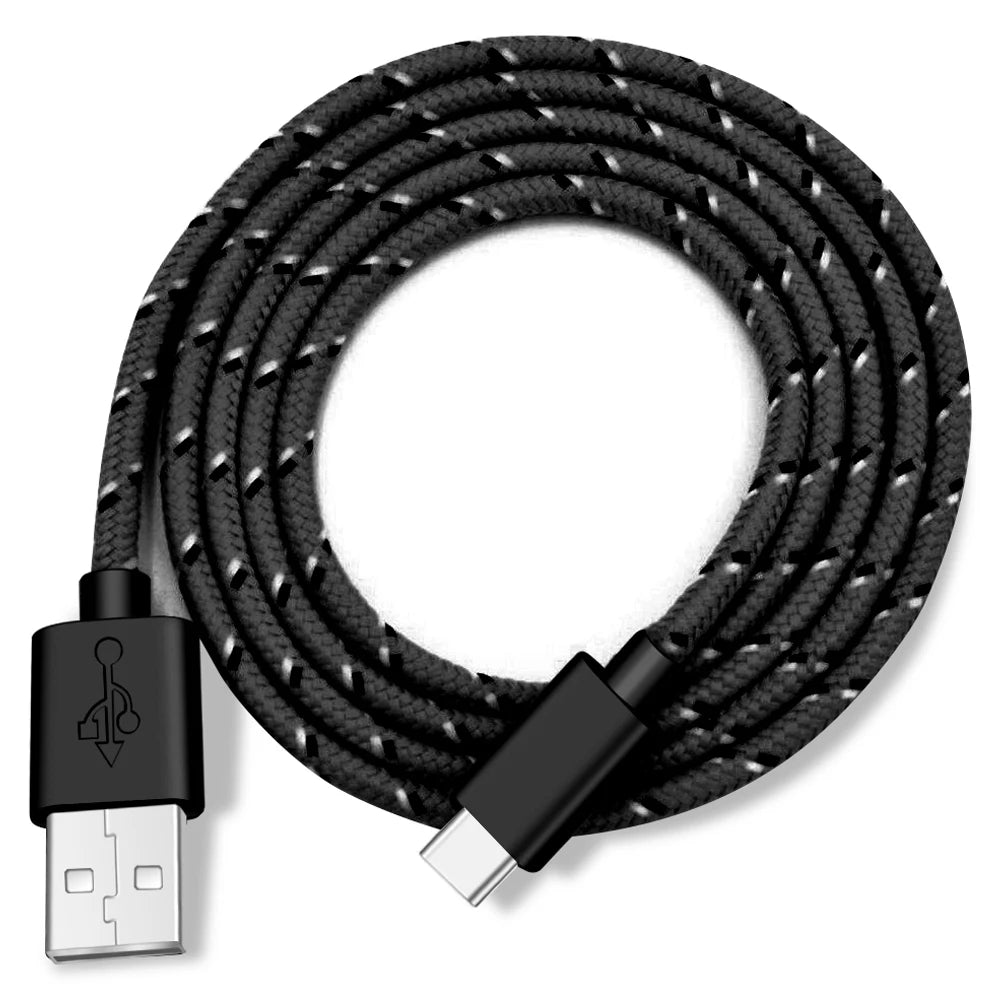 USB C Cable Fast Charging Nylon Braide Cables Samsung Galaxy S9 Zpaxo