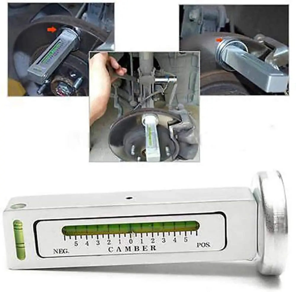Car Four Wheel Alignment Magnetic Level Gauge Camber Setting Aid Tool Zpaxo