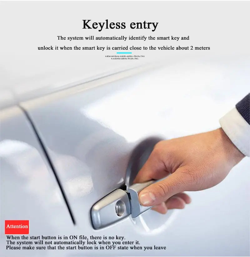 Universal Anti-theft System 12V Remote Start Control Keyless Entry Zpaxo