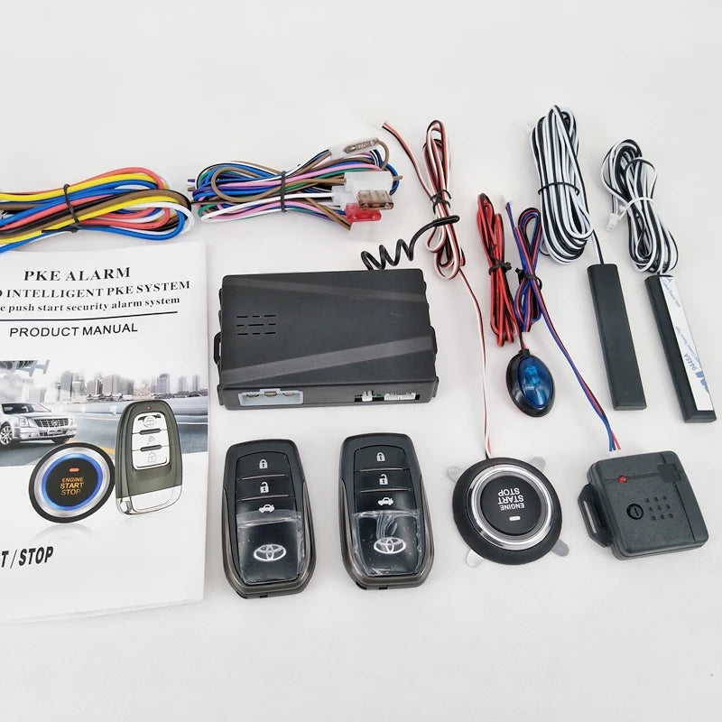 Universal Anti-theft System 12V Remote Start Control Keyless Entry Zpaxo