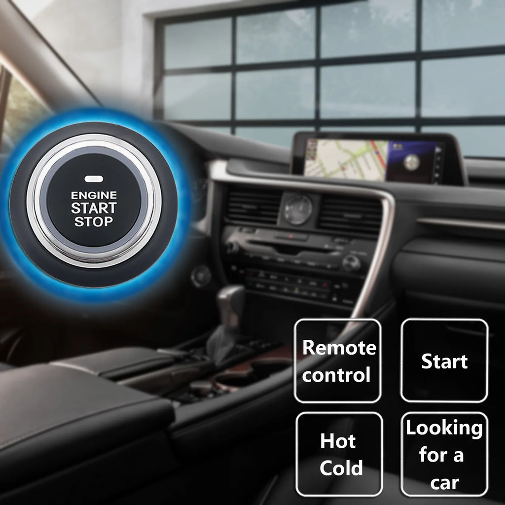 Universal Anti-theft System 12V Remote Start Control Keyless Entry Zpaxo