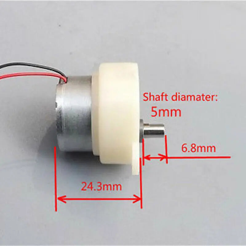 3-9V Mini DC Stability Plastic Gearmotor Micro Low Speed Torque Gear Zpaxo