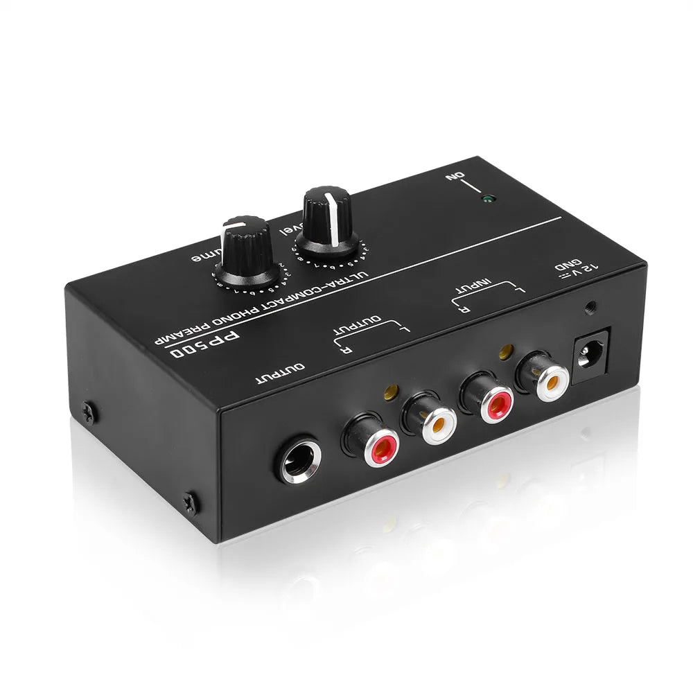 Phono Preamp Pre Amp Preamplifier Level Volume Control RCA Input Zpaxo