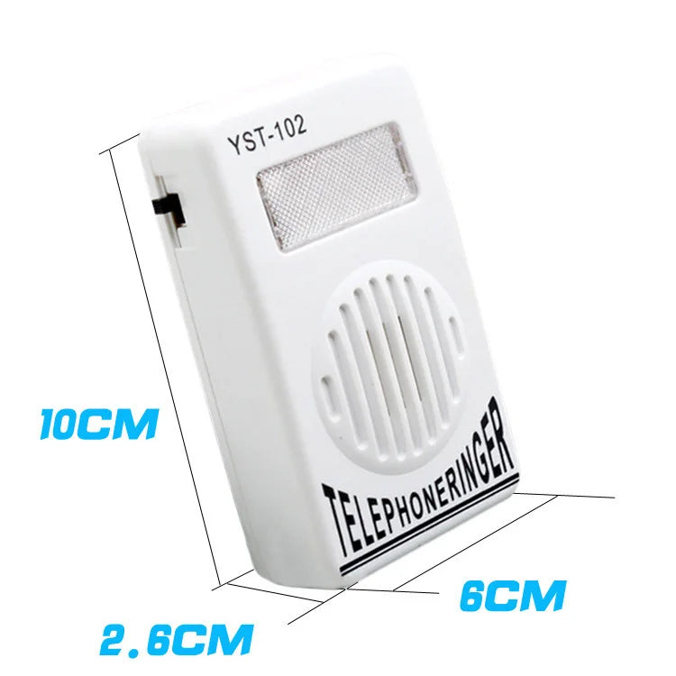 Extra-loud Ringer Sound Telephone Phone Amplifier Strobe Light Zpaxo