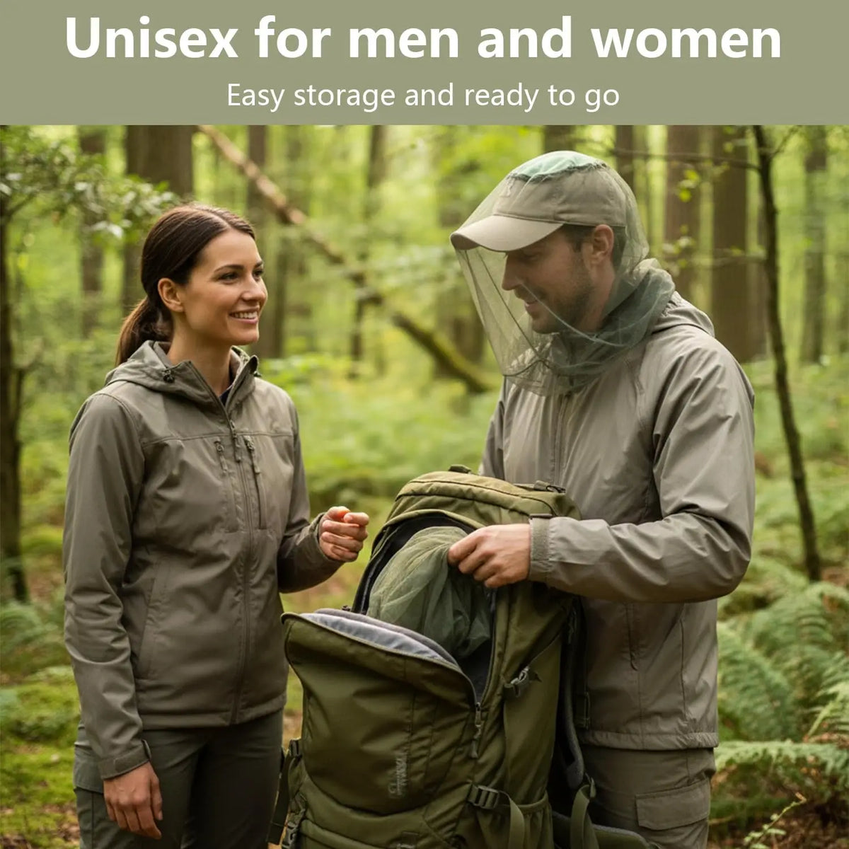 Outdoor Fishing Night Mosquito Net Hat Unisex Breathable Sun Zpaxo