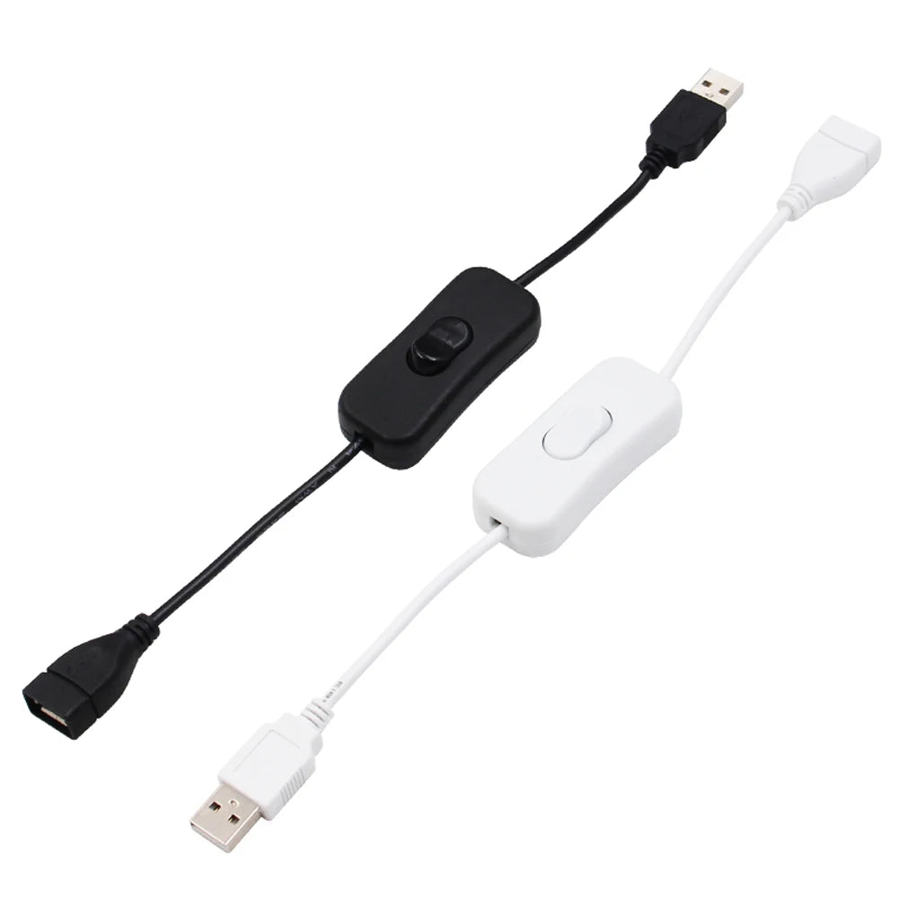 USB Cable with Switch ON/OFF Cable Extension Toggle for USB Lamp USB Fan Power Supply Line Durable HOT SALE Adapter Zpaxo