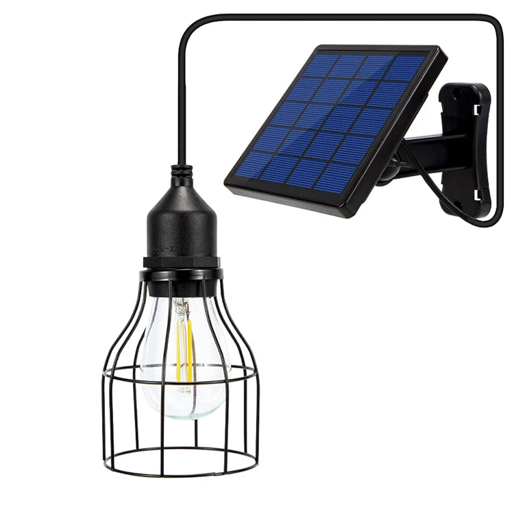 Solar Panel Lights Outdoor Garden Chandelier Vintage Led Lamp Zpaxo Single-B Warm white Lighting China Mainland