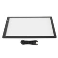 Slide Viewer 3 Brightness Levels A4 Soft LED Light Film Scanning Box Zpaxo WHITE