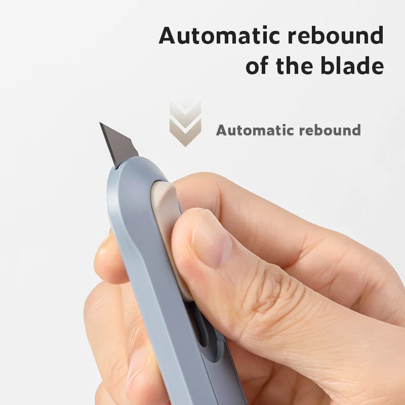 Portable Box Cutter Retractable Multifunctional Artwork Knife Office Zpaxo