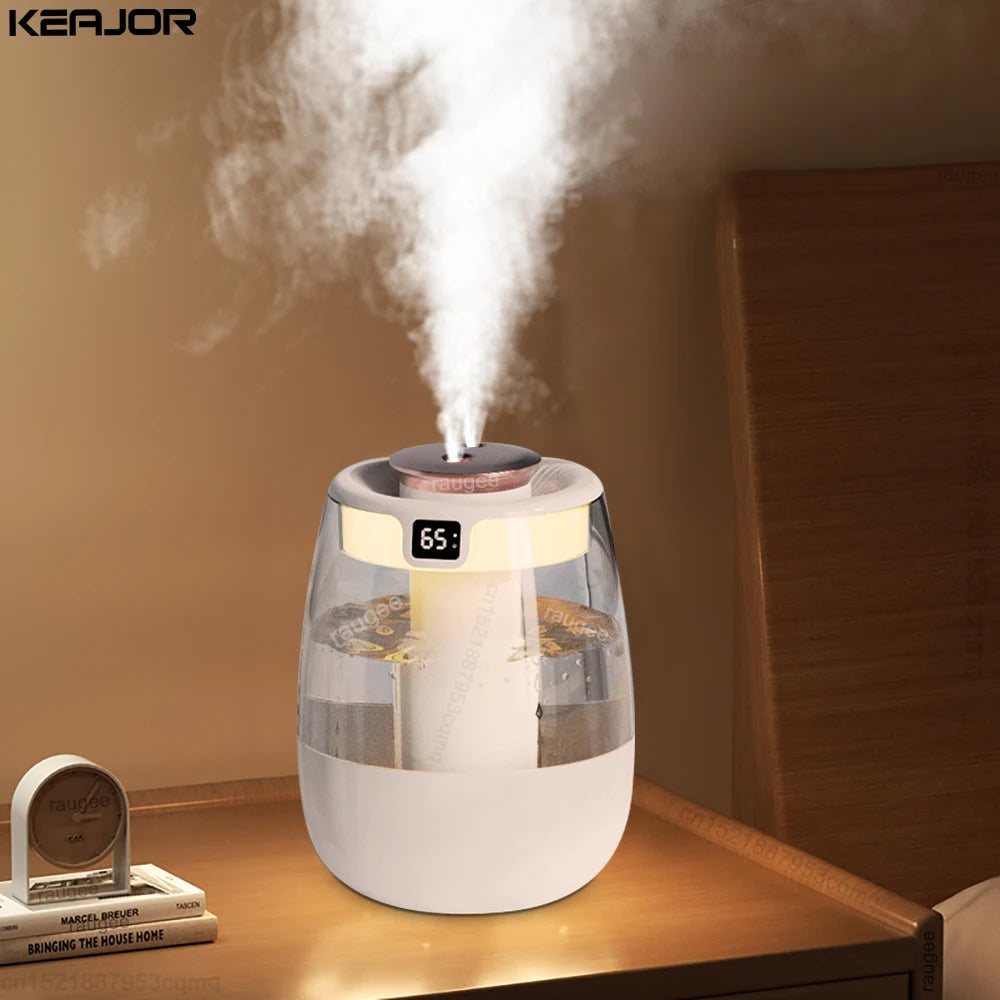 Air Humidifier Aroma Double Spray Port Essential Oil Diffuser USB Zpaxo