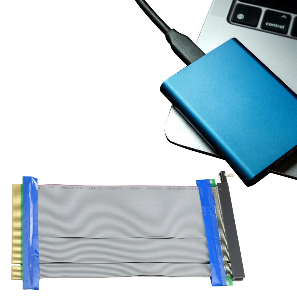 PCI-E PCI Express 16X Riser Card Extender Flexible Extension Cable Zpaxo