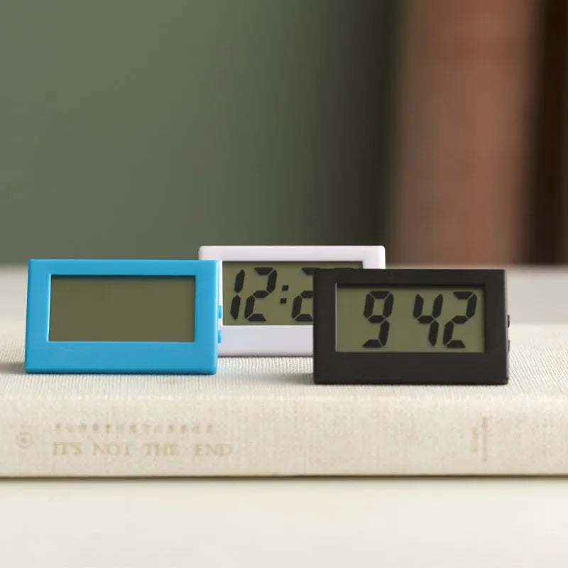 Simple Desktop Clock Mini Digital Small Silent Alarm Car Zpaxo