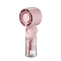 Portable Humidifier Mist Fan Rechargeable Mini Handheld Water Small Zpaxo Pink
