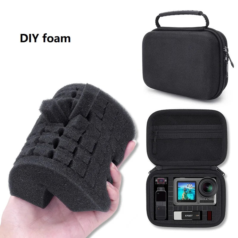 Electronics Accessories DIY Storage Bag Hard Shell Large Capacity Zpaxo