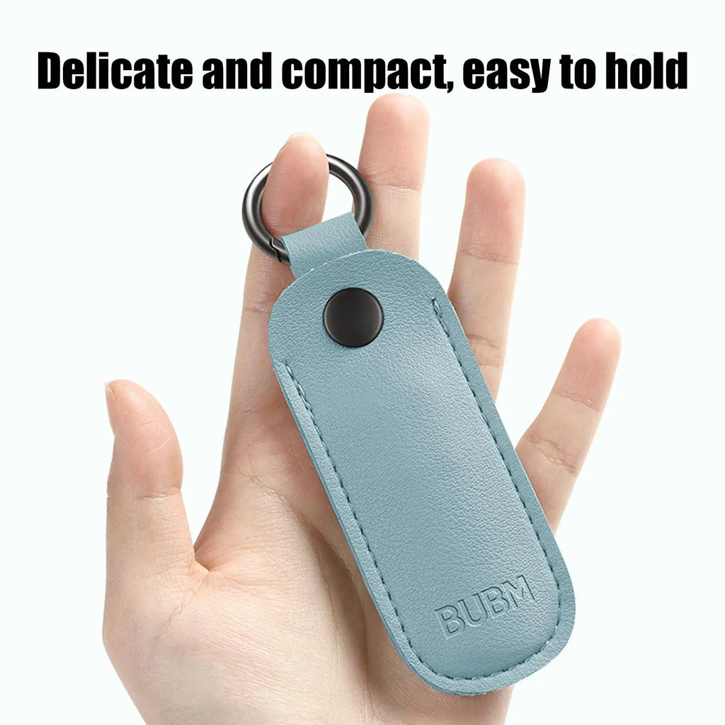 PU Leather U Disk Pouch Protective Cover Anti Lost Flash Drive Case Zpaxo