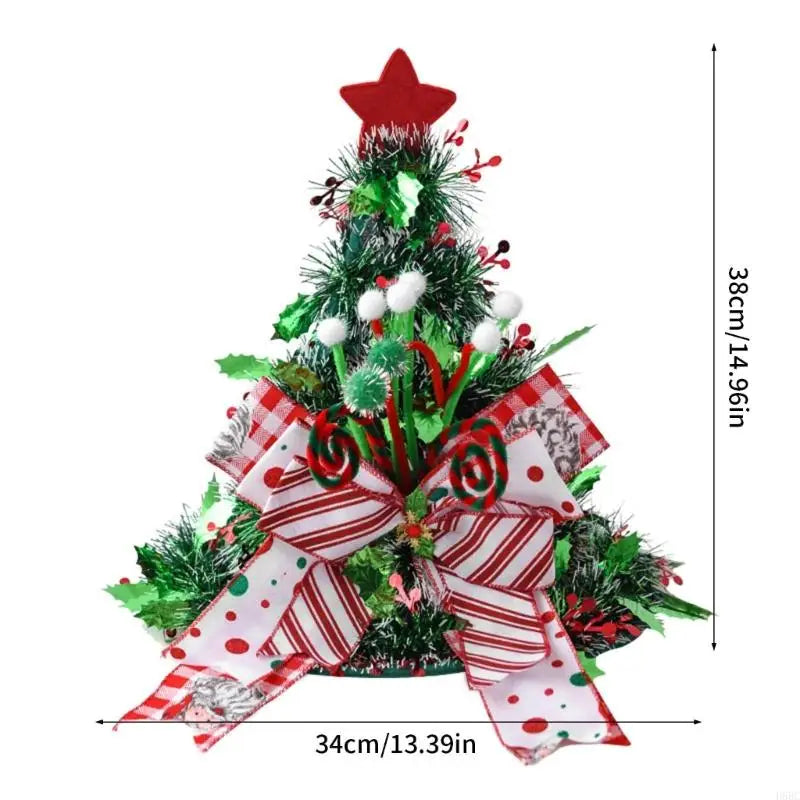 Festival Season Tree Toppers Santa Hat Ornament Multifunctional Zpaxo