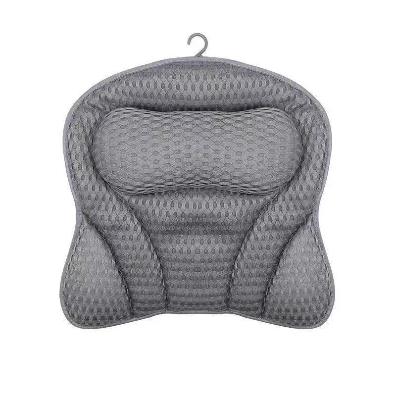 Comfortable Bathtub Pillow Designed Bathtubs Adjustable Design Fits Zpaxo GRAY