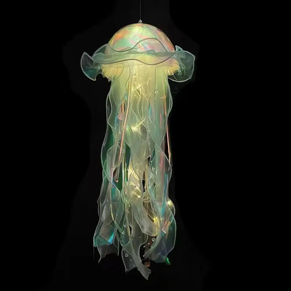 Jellyfish Atmosphere Night Light Button Battery Hanging Ceiling Zpaxo