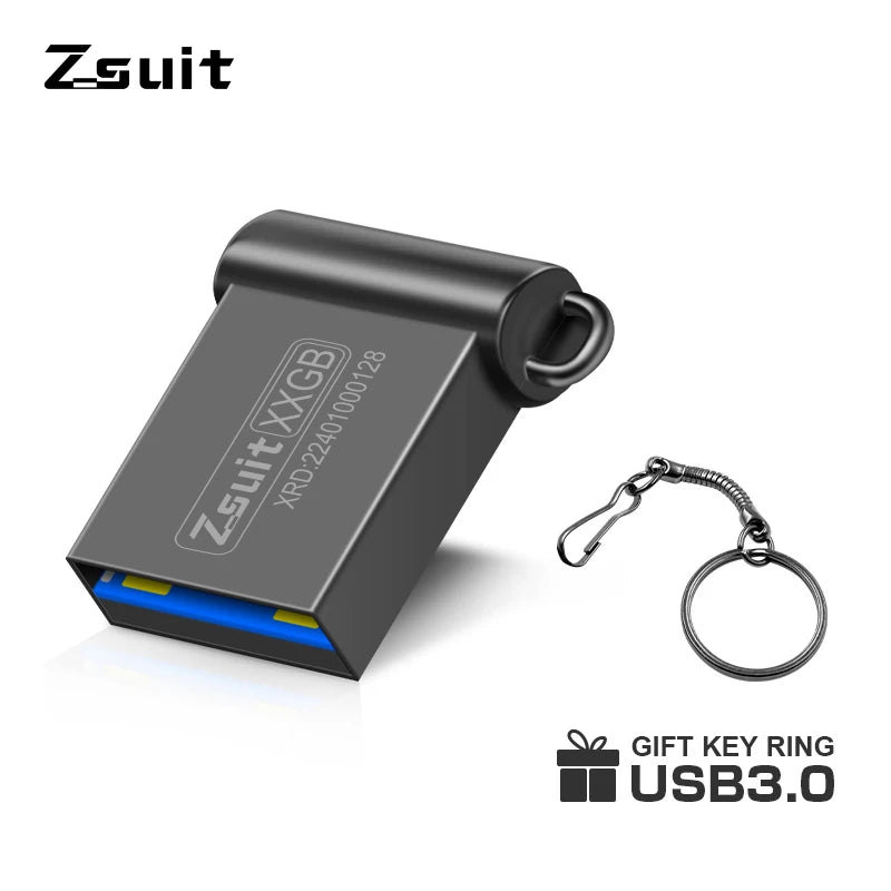 USB Flash Drive High Speed 3.0 Mini Flash Pendrive 128GB 64GB 32GB 16GB Cle USB 3.0 Stick 64GB 128GB USB Storage Key USB Devices Zpaxo 64GB-3.0 black