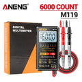 Digital Multimeter 6000 Transistor Capacitor Meterwith NCV Data Hold Zpaxo M119 Black with box