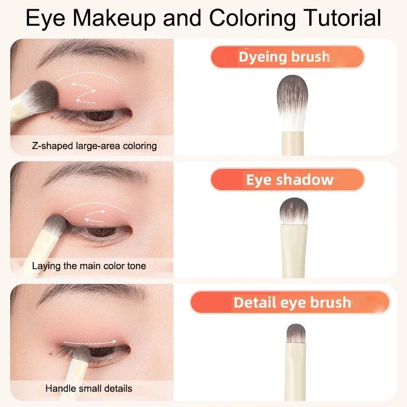 5 6 8 Makeup Brushes Professional Soft Eye Contouring Eyeshadow Zpaxo
