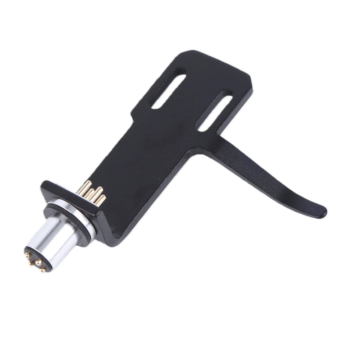 Universal Phono Headshell 4 Lead Wires Cartridge Aluminum Alloy LP Zpaxo