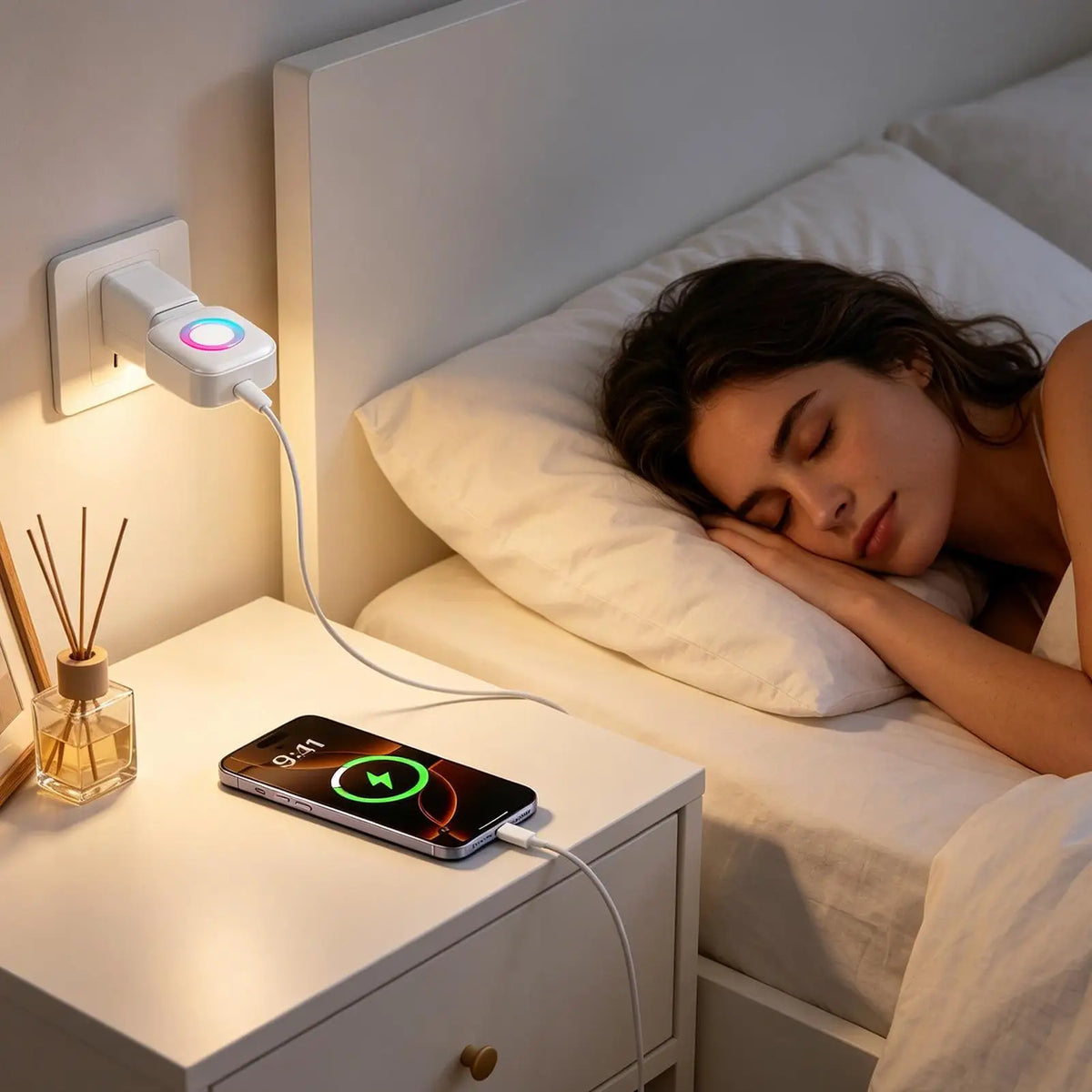 Stop Charging Adapter Intelligent Auto Disconnect Overcharge Zpaxo
