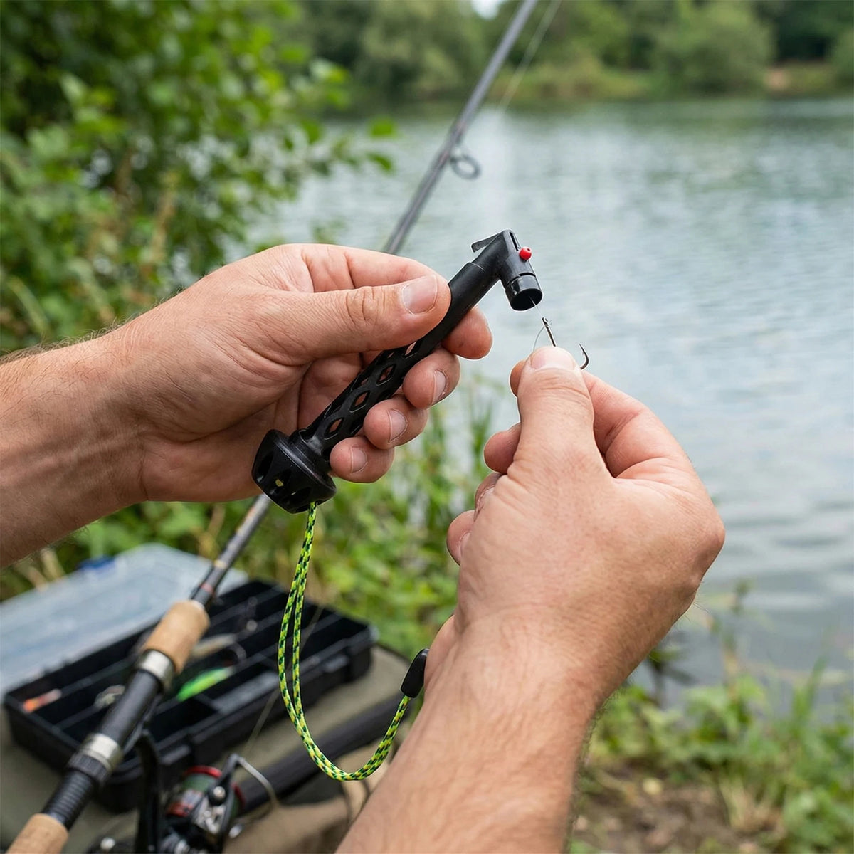 2 3 4 Portable Magnetic Fly Threader Multifunctional Fishing Tools Zpaxo