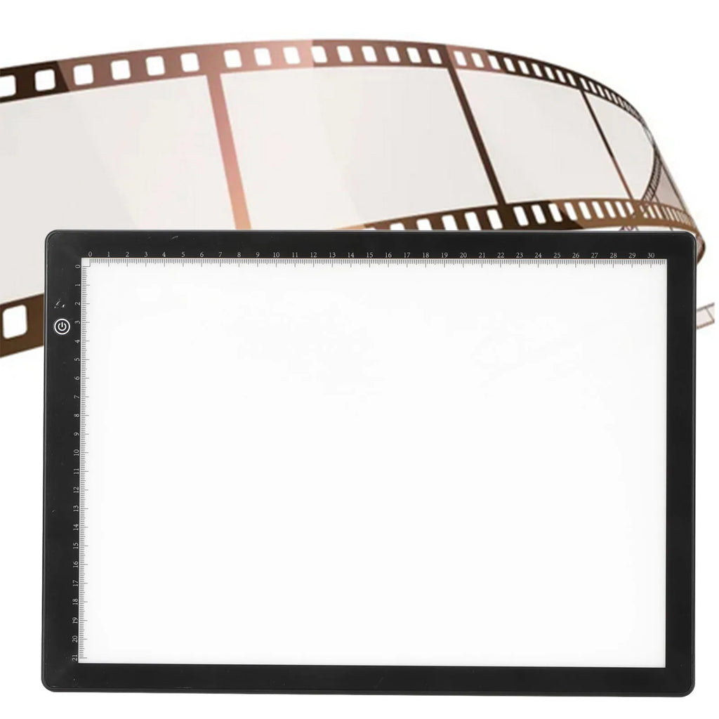 Slide Viewer 3 Brightness Levels A4 Soft LED Light Film Scanning Box Zpaxo