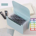 Nail Stamper Plates Storage Book Foldable Dust-proof Zpaxo Green