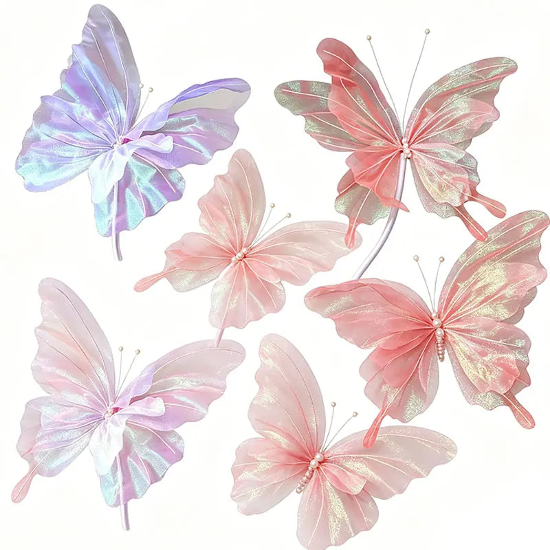 Giant 3D Artificial Butterfly Decorations Realistic Butterflies Zpaxo