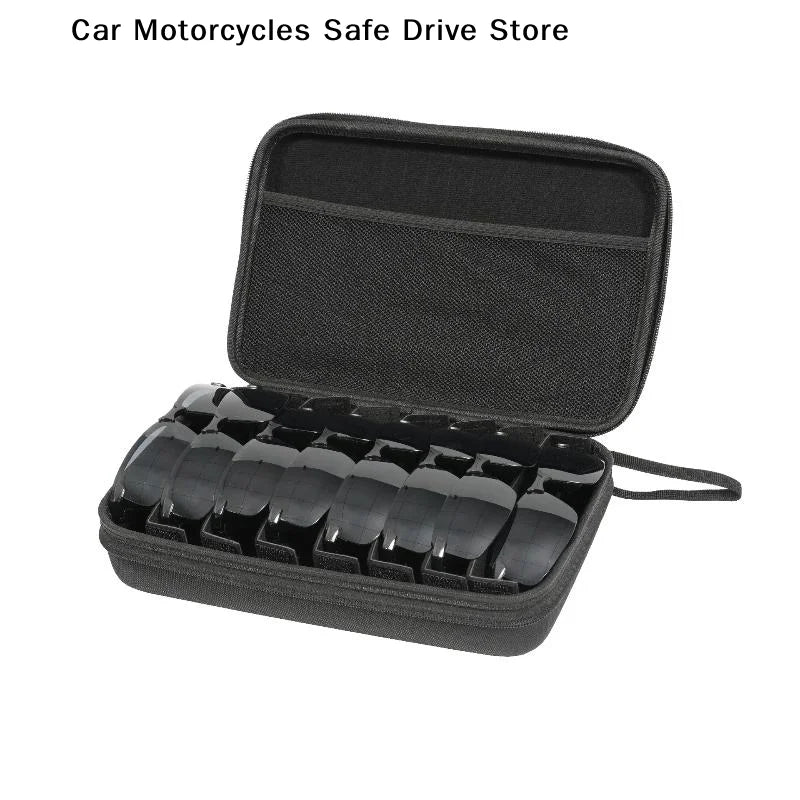 CM4 5 6 7 8 Compartments Adjustable Glasses Organizer Portable Black Zpaxo