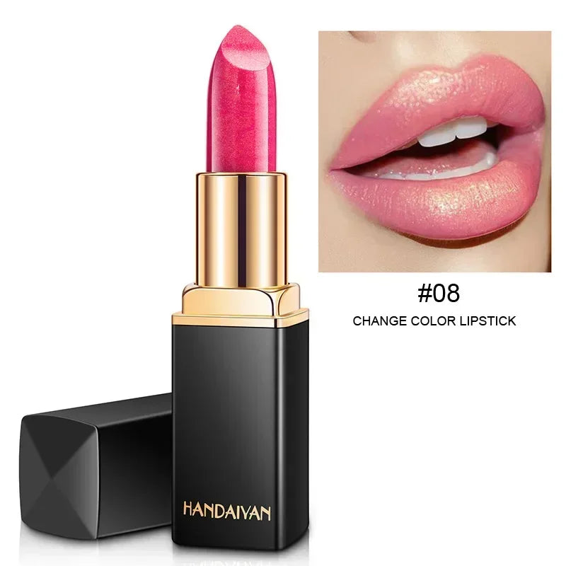 Professional Lips Makeup Waterproof Shimmer Long Lasting Pigment Nude Zpaxo 08
