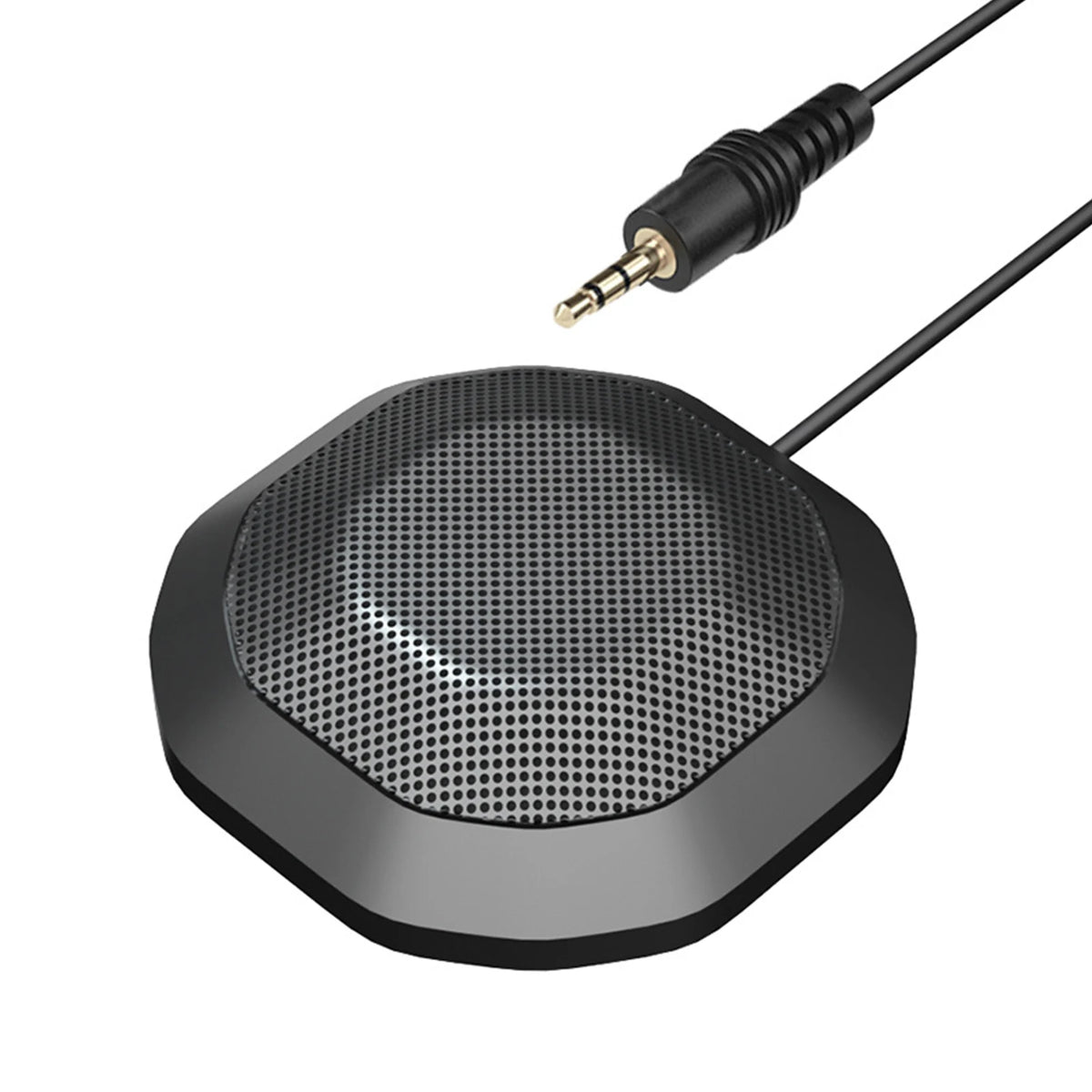 USB/3.5mm Plug Microphone Omnidirectional Condenser Computer PC Mic with Touch Mute Plug and Play Compatible with Windows MacOS Zpaxo 3.5mm type
