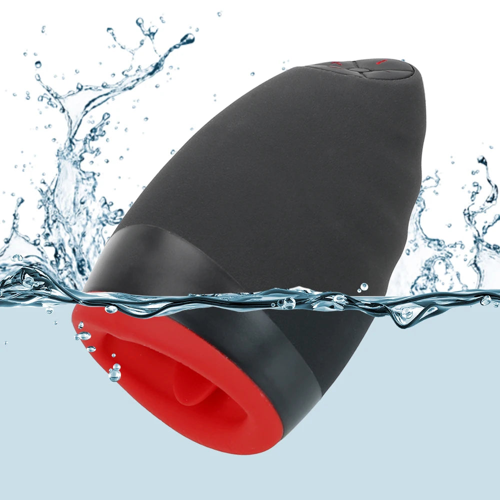 Erotic Silicone Heating Oral Sex Cup 6 Vibration Models Blowjob Toys Zpaxo
