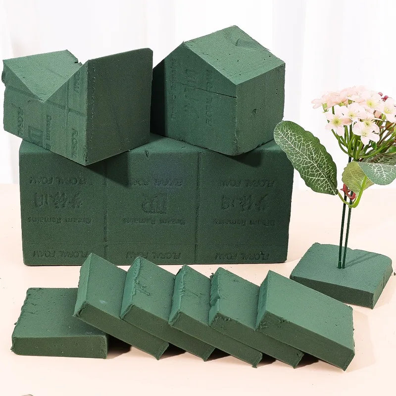 Flower Foam Blocks Fresh Artificial Flowers 1-6 Wet Home Decoration Zpaxo