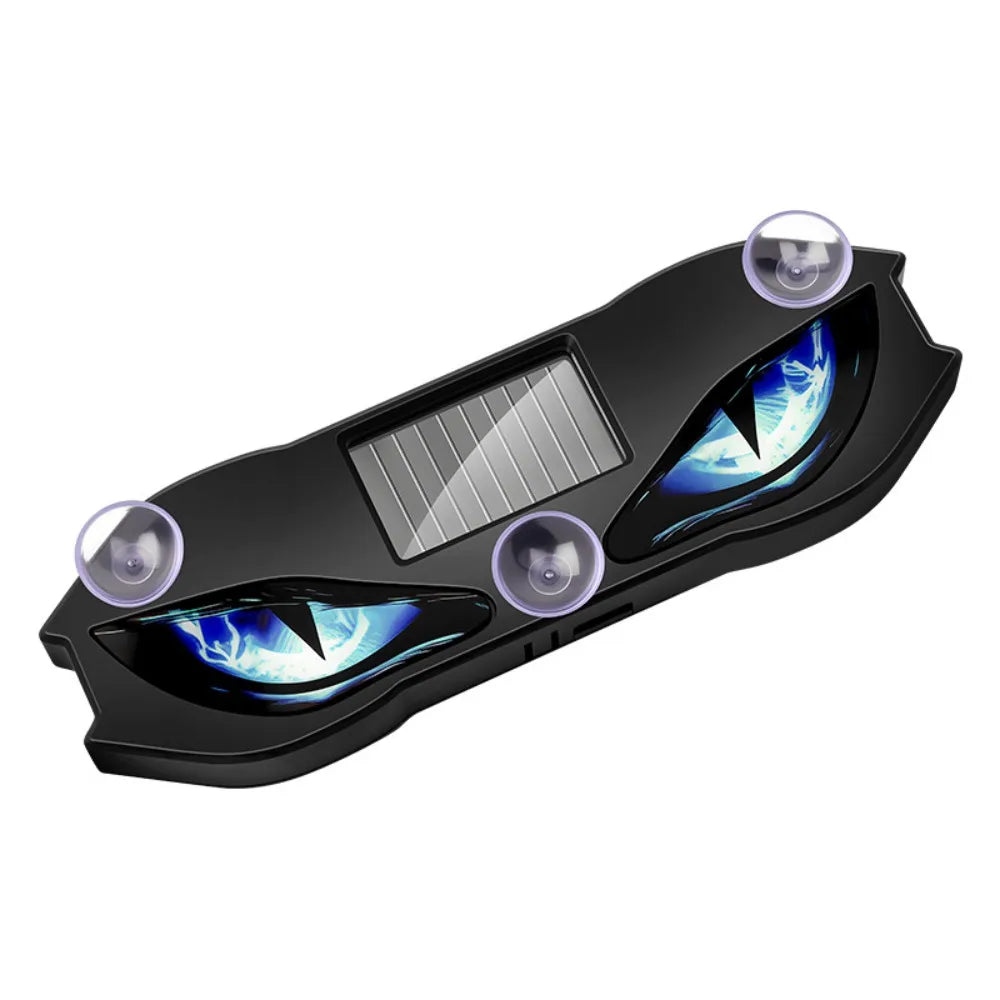 Creative Car Demon Eye Light Cool Suction Cup Installation Solar Zpaxo Blue