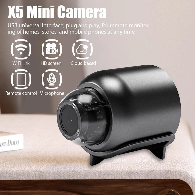 Mini Camera Wireless 1080P Surveillance Security Video Cam Night Zpaxo