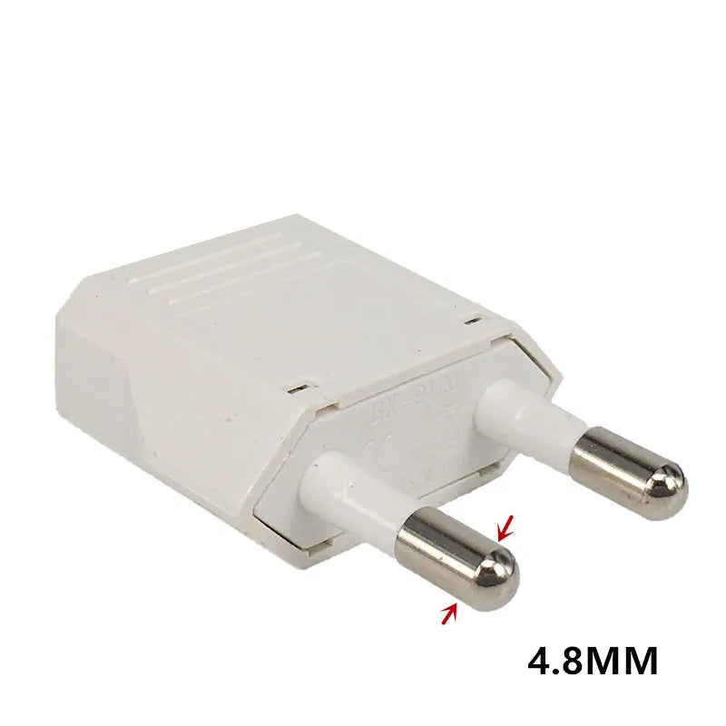 Universal EU Plug Adapter US to EU Plug Adapter CN to EU Travel Adapter Electric KR Euro Plug Converter Power Sockets AC Outlet Zpaxo