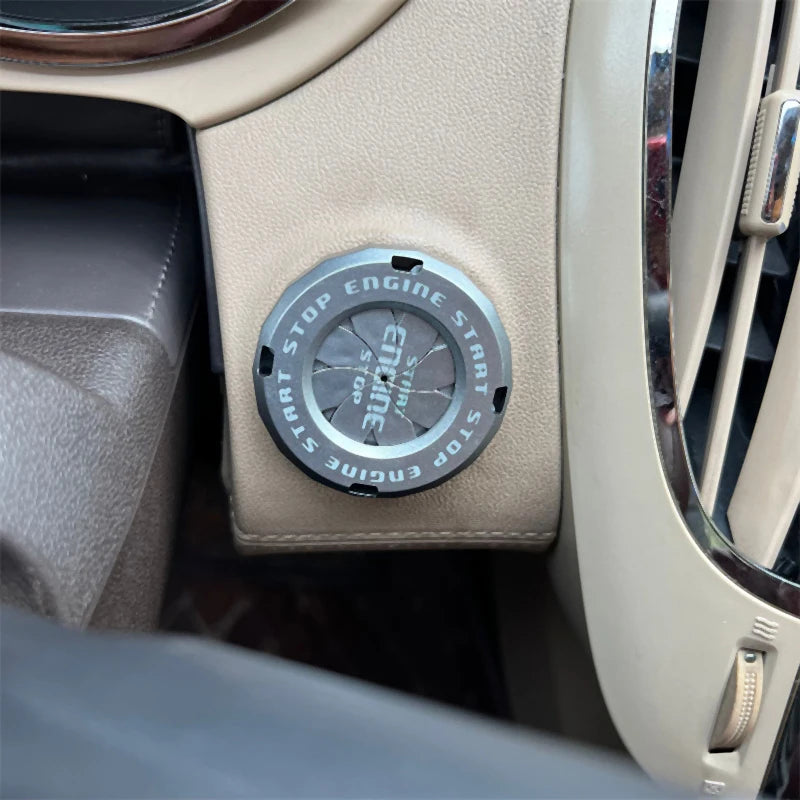 Ignition Device Decor Motorcycle Key Cover Car Interior Sticker Zpaxo