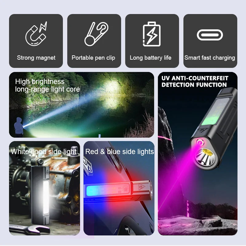 Multi Functional Strong Light Magnetic Tape Back Clip Work Small Zpaxo