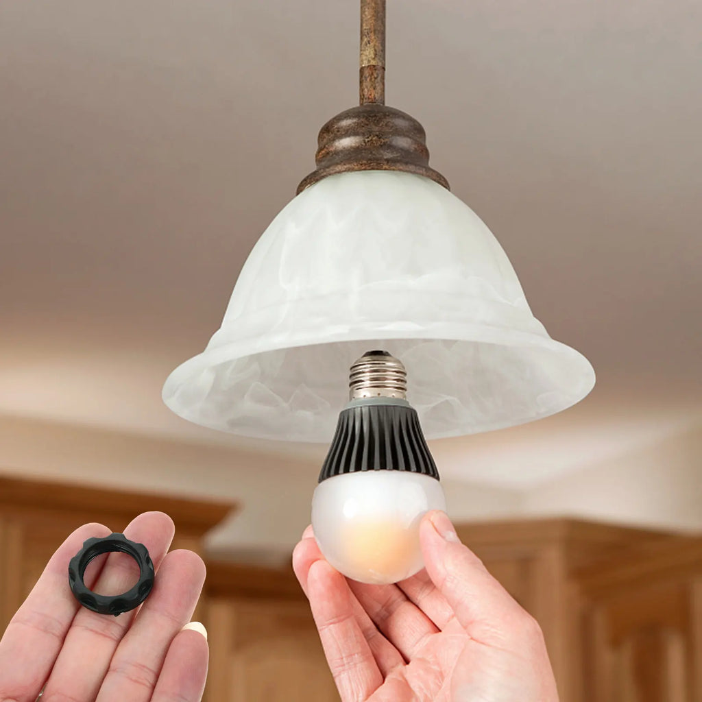 Lamp Holder Fixing Ring E12 Plastic Light Circle Chandelier Fitting Zpaxo