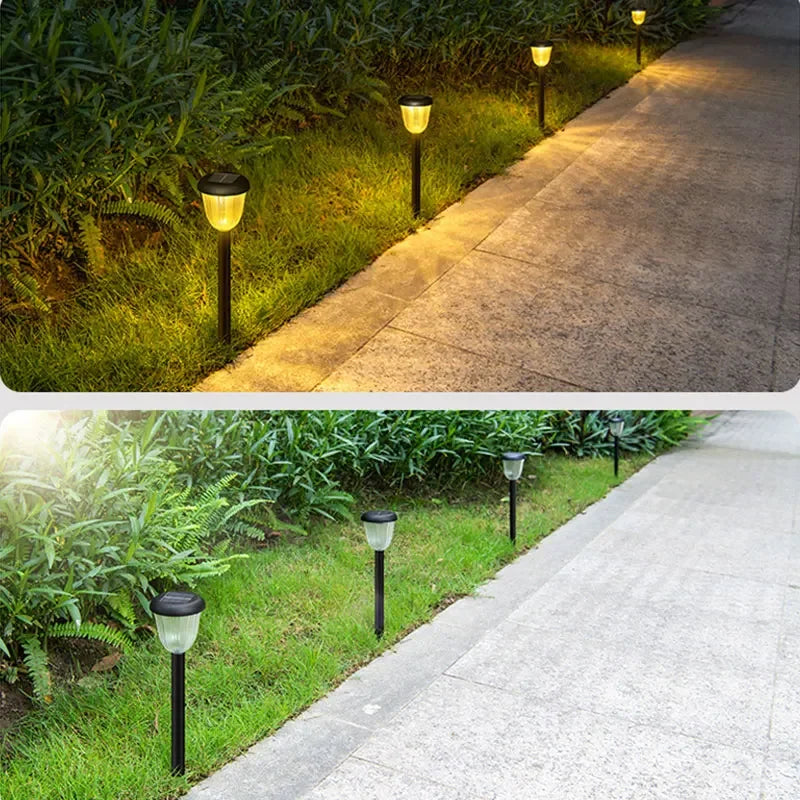 Solar Lights Outdoor Garden Colorful Warm Light Lantern Waterproof Zpaxo