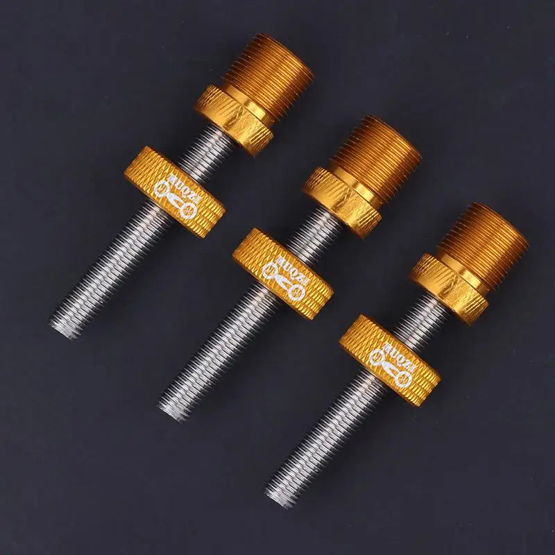 Bike Bottom Bracket Removal Tool Universal Bicycle Square Spline Axis Zpaxo 3PCS Gold